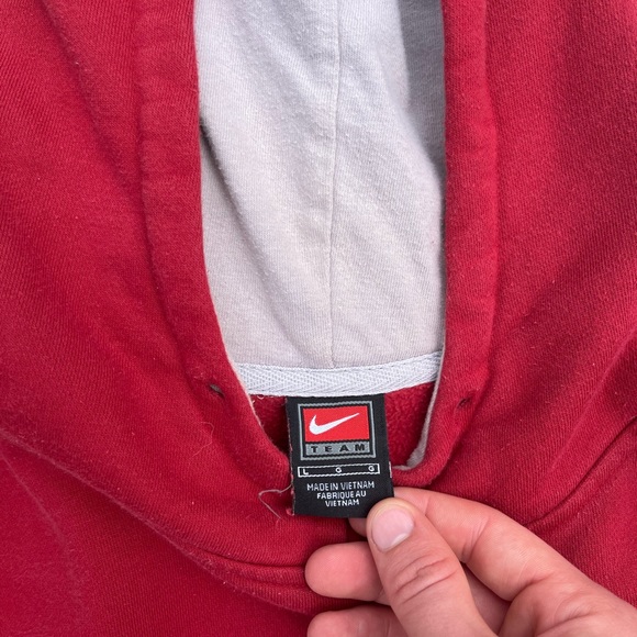 Vintage 90’s Nike Mini Middle Swoosh Alabama Hoodie. Size L. - Picture 2 of 2